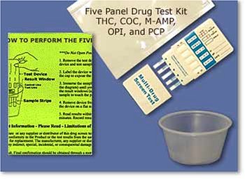 Six-Drug (THC/Opi/Coc/Amph/MAmph/Benzodiazepine) - Urine Test Kit