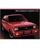 1983 CHEVROLET CHEVETTE Sales Brochure Literature Book
