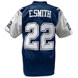 Men's Emmitt Smith #22 Dallas Cowboys Double Star Throwback Premier Football Jersey by Reebok (Navy-(Size=X-LARGE)
