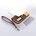 ATC Masione(TM) Apple iPhone 4/4S Credit Card Hard Shell Case Stand with Silicone Core + Screen Protector & Stylus (Wallet case Yellow+Black+Brown)