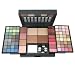 Make-up & Schminkkassette 80teilig - Inhalt: 64x Puderlidschatten, 5x Puderrouge 8x Lipgloss, 4x Gesichtspuder/Bronzer 1x Puder-Quaste, 1x Intergrierter Spiegel, Applikatoren und Pinsel.