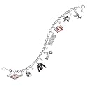 Motorcycle Jewelry With Symbols Of Freedom: Ride Hard, Live Free Charm Bracelet