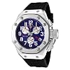 SWISS LEGEND Mens Trimix Diver Chronograph Blue Dial Black Rubber Watch 10541-03
