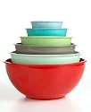 Martha Stewart Collection 6-Piece Multi-Color Melamine Bowl Set