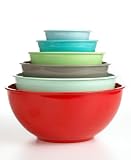 Martha Stewart Collection 6-Piece Multi-Color Melamine Bowl Set