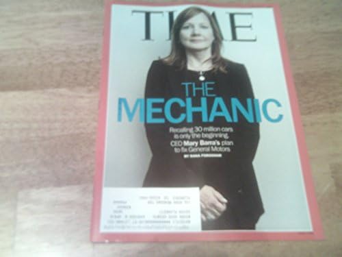 Time magazine, October 6, 2014-THE MECHANIC-GENERAL MOTORS CEO MARY BARRA