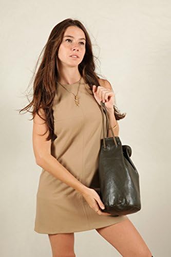 0000hhh What a Bag! Handmade Cross Body Green and Brown, Double Sided, Revesseble BUCKET BAG!!!