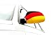 Produkt-Bild: Au&szlig;enspiegelflagge f&uuml;r PKWs, Deutschland-Fahnen Design,