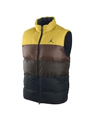 Air Jordan Reversible Vest by Jordan Apparel (Gold/Dart-Light/Chocolate-Dark/Cinder-Velvet/Brown)