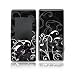 B&W Fleur Design Protective Skin Decal Faceplate for LG Chocolate VX8500 Cell Phones