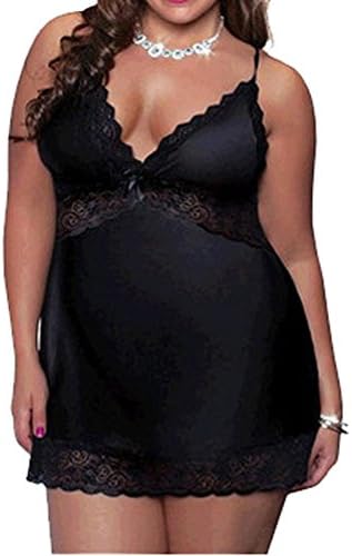 CCHAPPINESS Sexy Lace Lingerie Sleepwear Underwear Sleep Dress?