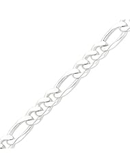 Sterling Silver 15mm Figaro Chain - 8 Inch