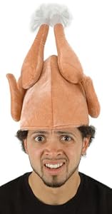 Adult's Raw Turkey Costume Hat