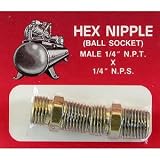 Buy Milton S648 Male hex nipple brass fitting by Milton