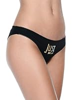 Just Cavalli Slip Logo Strass (Negro)