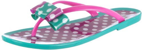 Colors of California Jelly Flip Flop with bow & pois HC.EJ001, Damen Sandalen/Fashion-Sand Preisvergleich