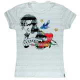 Cry Baby - Stripes Ladies Burnout T-Shirt at Red Rocket