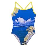 Girls' Xhilaration 1-pc. Swim Set - Yellow/ Blue