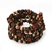 Jewelry : Coconut Shell and Wood Brown Bracelet-Coil "Coco Loco Bracelet [Coil - Brown]"