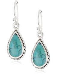 Barse "Basic" Turquoise Teardrop Earrings