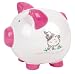 Baby : Elegant Baby Thank Heaven Ceramic Pig Bank- Girl