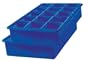 Tovolo Perfect Cube Ice Tray, Set of 2, Dark Blue