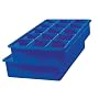 Tovolo Perfect Cube Silicone Ice Cube Trays, Set of 2, Dark Blue