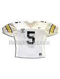White No. 5 Game Used Michigan Nike Football Jersey