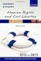 Q & A Revision Guide: Human Rights and Civil Liberties 2012 and 2013 (Law Questions & Answers)