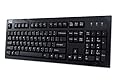 Adesso Full Size Mechanical Gaming Keyboard with USB Hub and Audio Jack - USB and PS/2 (MKB-135B)