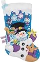 Janlynn Frosty's Favorite Ornament Stocking Felt Applique Kit