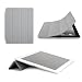 Swees® New iPad 3 Magnetic Smart Cover Case Stand For New Apple iPad 3rd v3 HD Generation, Also fit for iPad 2, With Auto Sleep and Wake Function - Grey