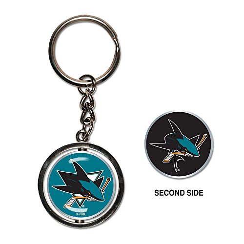 NHL San Jose Sharks Spinner Key Ring