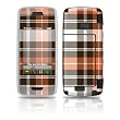 Copper Plaid Design Protective Skin Decal Sticker for LG Voyager VX10K VX10000 Cell Phone