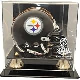 Pittsburgh Steelers Super Bowl 43 Champions Mini Helmet Display Case