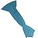 ONEPACK Mermaid Tail Crochet Blanket,Handmade Mermaid Blanket for adult,Super Soft Comfortable for All Seasons Sleeping Reading Watching Working Sofa Camping Blankets(Adult,73
