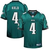 Youth Size Extra Large (18-20) Youth NFL Philadelphia Eagles # 4 Kevin Kolb Teal Throwback Football Jersey