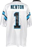 Cam Newton Autographed Jersey | Details: Carolina Panthers, White, EQT, Reebok