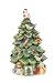 Spode Christmas Tree Sculpted Christmas Tree Shaped Covered Cookie Jar 12