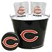 Chicago Bears NFL Beer Glass & Coaster Set