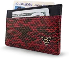 Mint Burmese Cobra Skin Ultra Slim Wallet