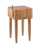 John Boos Pca1 18 by 18 by 10-Inch Maple Butcher Block with Knife Holder