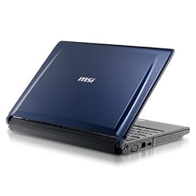 MSI EX300-024US 13.3-Inch Laptop (2.0 GHz Intel Centrino 2 P7350 Processor, 4 GB RAM, 250 GB Hard Drive, 256 MB ATI HD3450 Graphics, Vista Premium) Blue