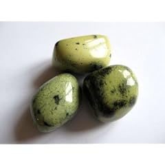 1 Stck Trommelstein Serpentin Chita 2,5-3 cm