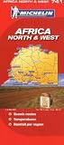 Michelin Map Africa North and West 741 (w cover) (Maps Country (Michelin))