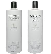 Nioxin System 1 Cleanser & Scalp Therapy DUO (33oz each)