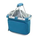 Picnic Time Metro Uno Insulated Tote with Lunch Service for 1, Sky Blue
