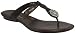 Brighton Poetry Women's Black Brown Flat Thong Sandals