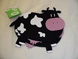 Boston Warehouse Thin Black and White Cow Set of 2 Trivet Hot Mats