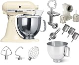 Produkt-Bild: KitchenAid Artisan in Creme inkl. 5 teiligem Bonus Paket